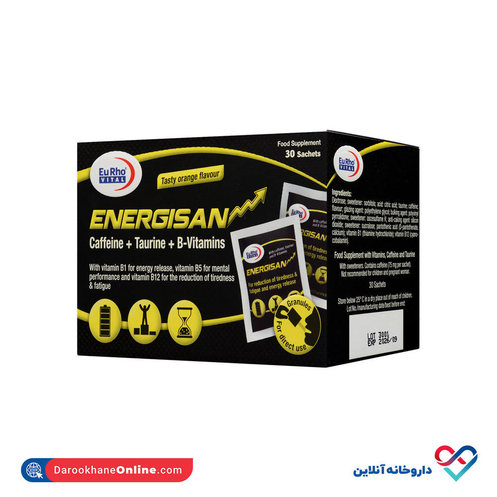 eurhovital-enrgisan-30-sachets-1 ساشه انرژِی سان یوروویتال 30 عددی - Image 1